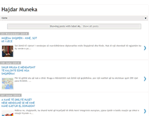 Tablet Screenshot of hajdarmuneka.com